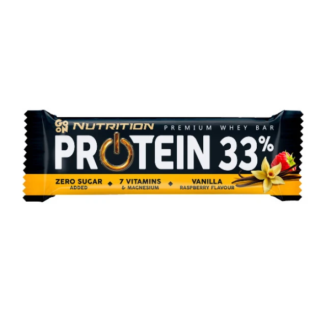 Protein 33% Bar (50 g)  Vanilla raspberry