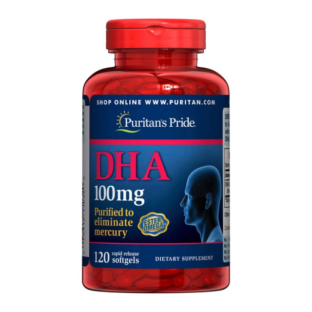 DHA 100 mg (120 softgels)  