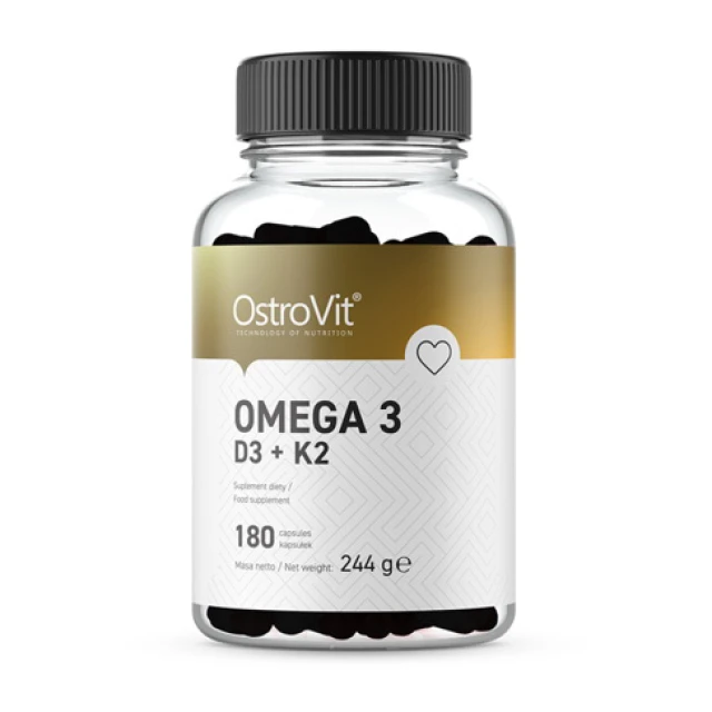 Omega 3 D3 + K2 (180 caps)  
