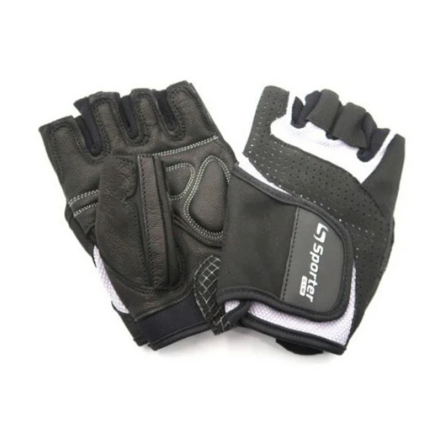 Weightlifting Gloves Black-Grey (M size)  Black/Grey
