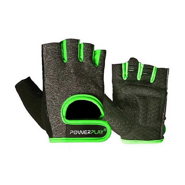 Womans Fitness Gloves Grey-Green 2935 (M size)  