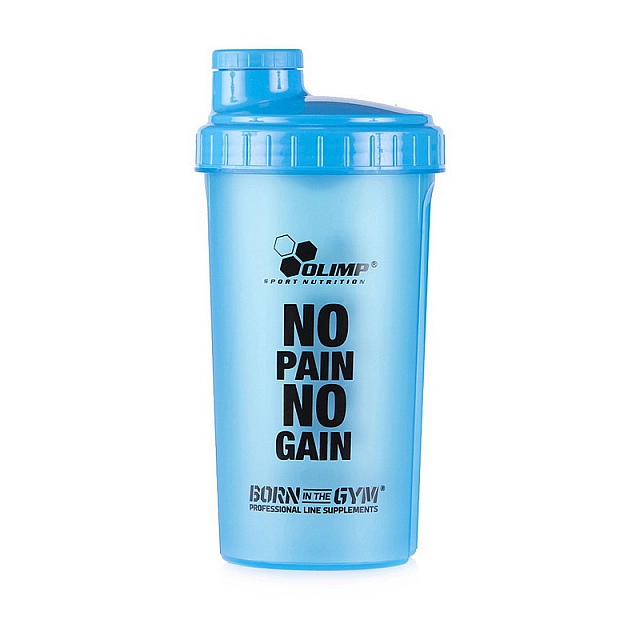 Shaker No Pain No Gain (700 ml blue) (700 ml)  Blue