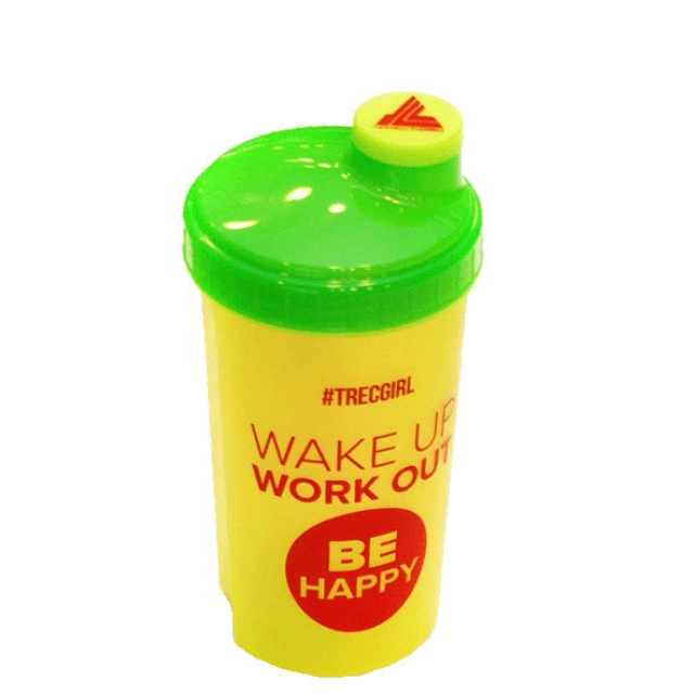 Shaker Wake Up Work Out Be happy (700 ml)  Green