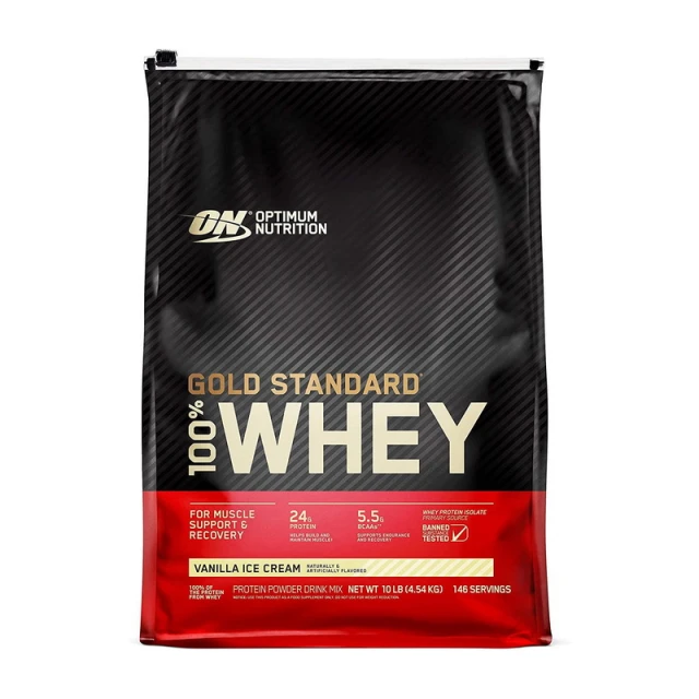 100% Whey Gold Standard (4,5 kg) USA Delicious strawberry 