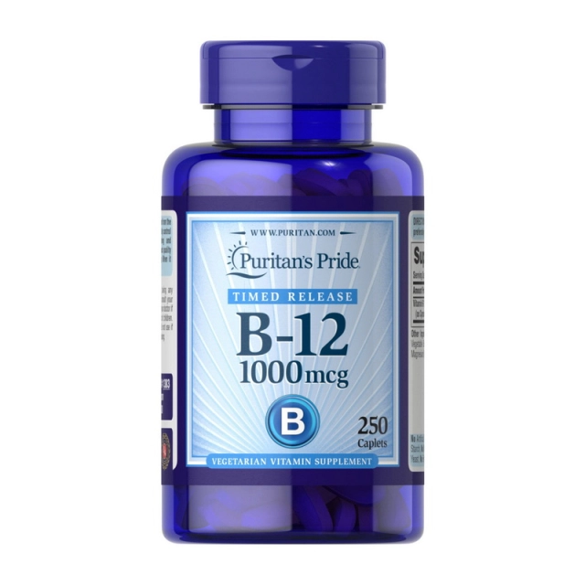 Vitamin B-12 1000 mcg Time Release (250 caplets)  