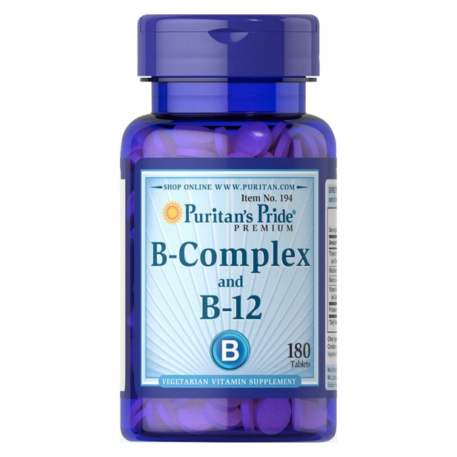 Vitamin B-Complex And Vitamin B-12 (180 tablets)  