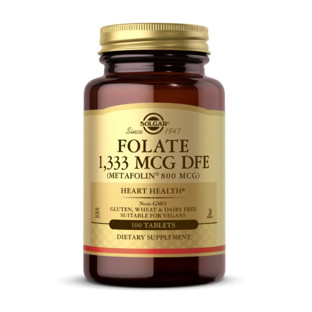 Folate 1,333 mcg DFE (Metafolin 800 mcg) (100 tab)  