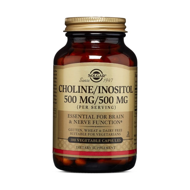 Choline/Inositol 500/500 (100 veg caps)  
