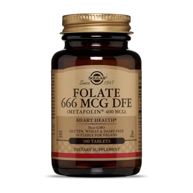 Folate 666 mcg DFE (Metafolin 400 mcg) (100 tabs)  