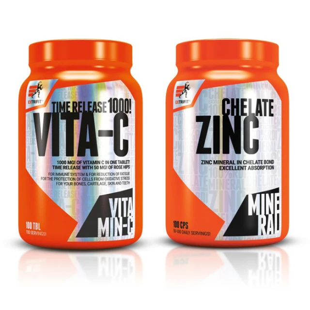 Vita-C 1000 mg + Zinc Chelate (100 tabs + 100 caps)  