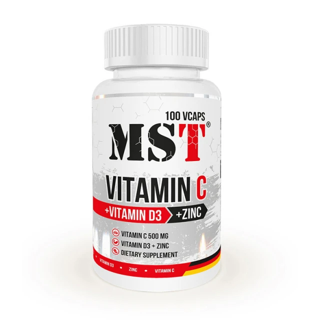 Vitamin C 500 mg + Vitamin D3 + Zinc (100 vcaps)    