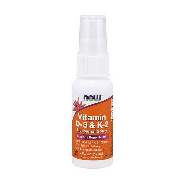 Vitamin D-3 & K-2 Liposomal Spray (59 ml)  