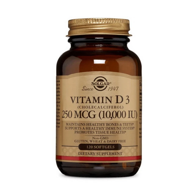 Vitamin D3 250 mcg (10,000 IU) (120 sgels)  