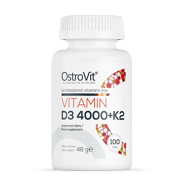 Vitamin D3 4000 + K2 (100 tabs)  