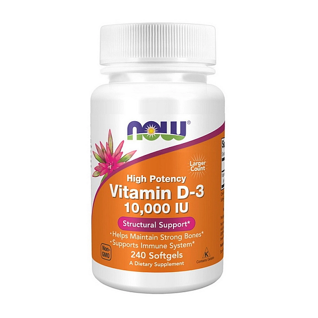 Vitamin D-3 250 mcg (10,000 IU) (240 softgels)  