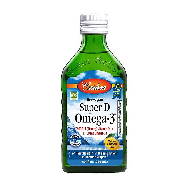 Super D Omega 3 (2000 IU Vitamin D3 + 1,100 mg Omega-3s) (250 mL)  