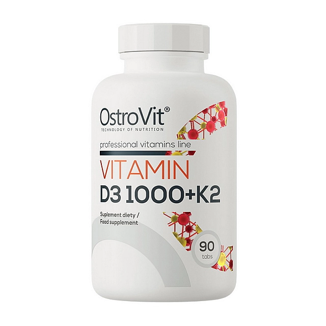 Vitamin D3 1000 + K2 (90 tabs)  