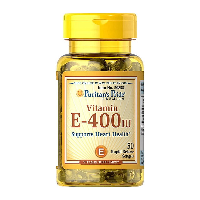Vitamin E-180 mg (400 IU) (50 softgels)  