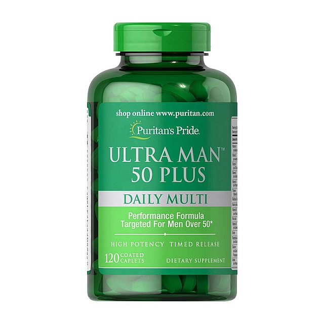 Ultra Man 50 Plus Daily Multi (120 caplets)  