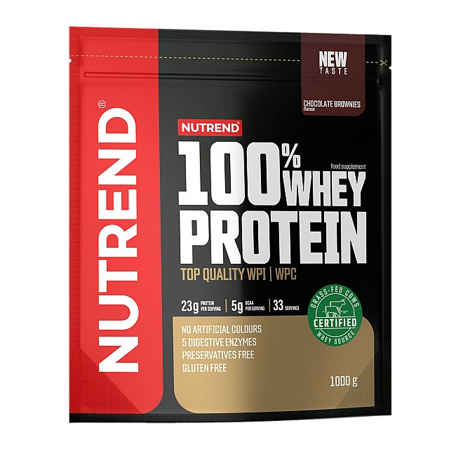 100% Whey Protein (1 kg)  Chocolate brownies