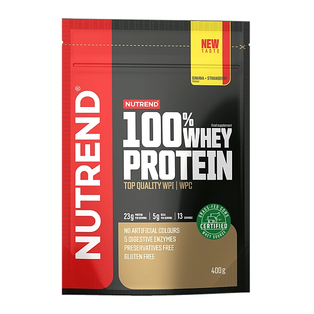 100% Whey Protein (400 g)  Banana - Strawberry