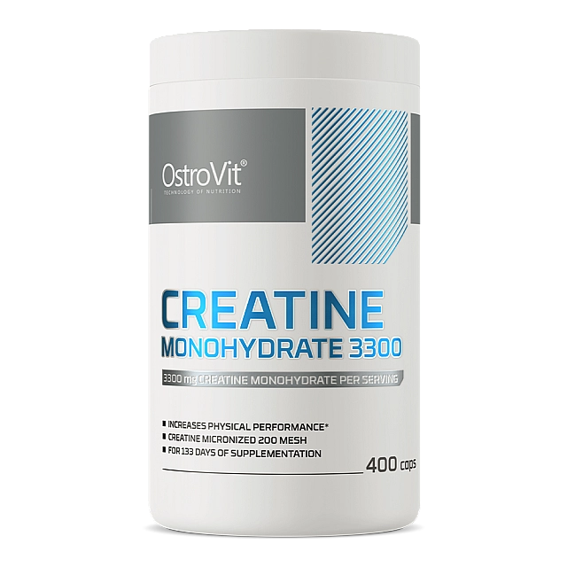 Creatine Monohydrate 3300 mg (400 caps)  