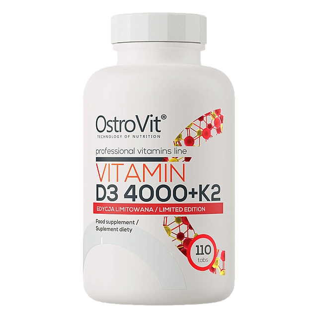 Vitamin D3 4000 + K2 LIMITED EDITION (110 tabs)  